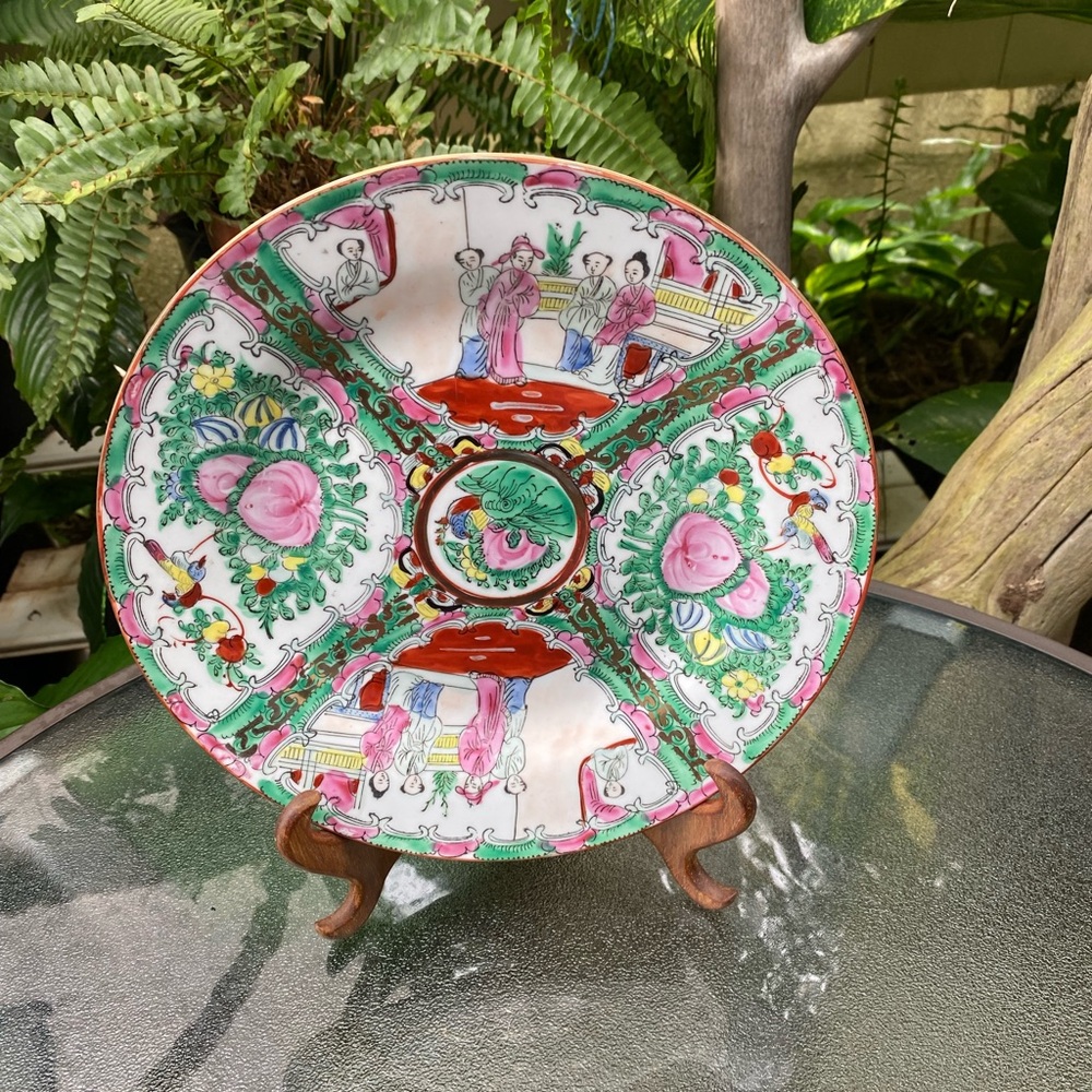 Very Old Vintage Asian Plate 💫